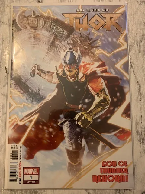 Thor 1 God of Thunder Reborn 1st print NM Marvel comics 2018 Hot series HTF