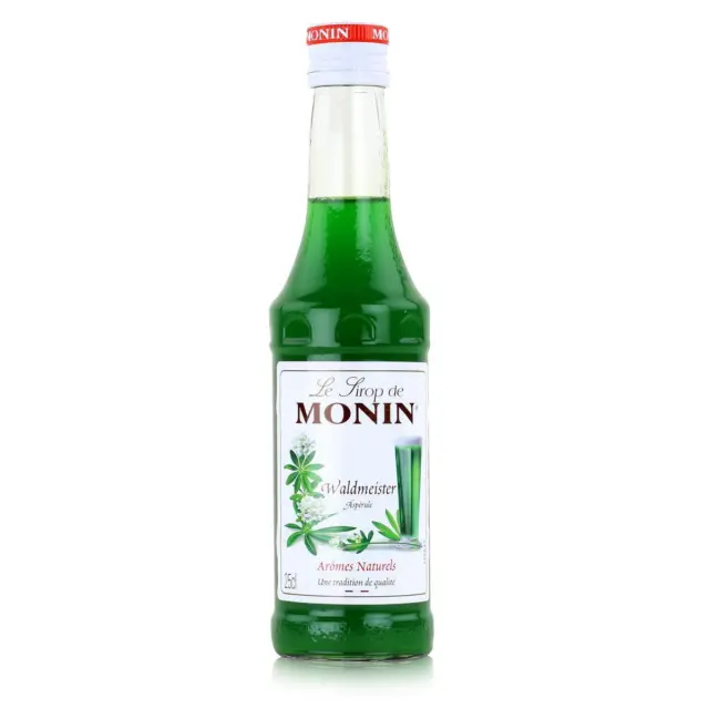 Monin Sirup Waldmeister 0,25L - Cocktails Milchshakes Kaffeesirup (1er Pack)