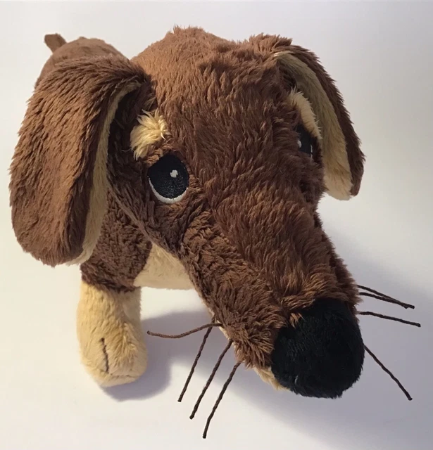 IKEA SAMASLUG DACHSHUND 17” Plush brown SAUSAGE DOG soft toy £11.61