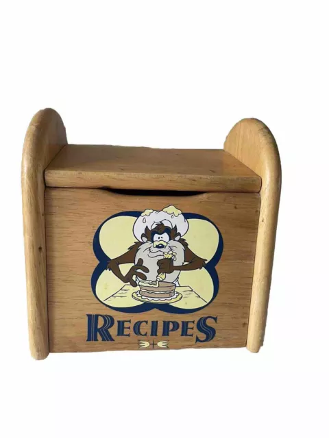 Looney Tunes Warner Bros Studio Store Recipes Box Rare