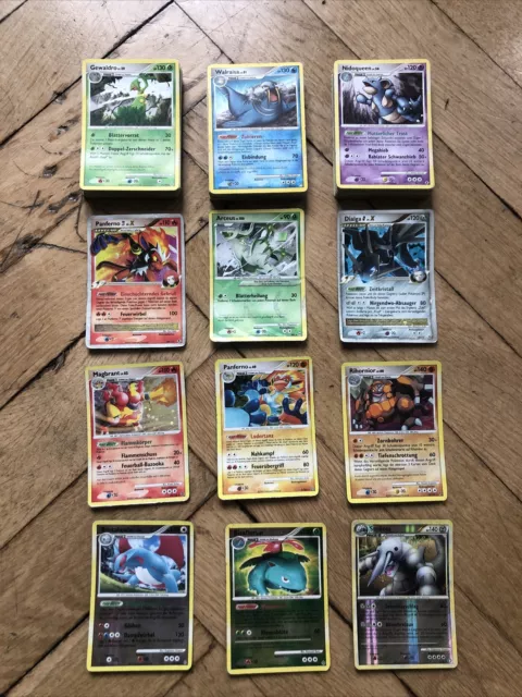 Pokemon Sammlung 100 Karten Set!  9 Holos GARANTIERT Deutsch Set Selten Spielen