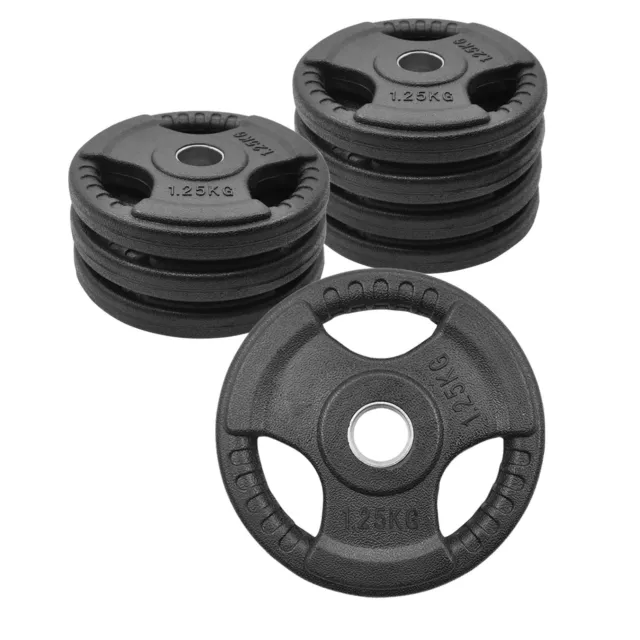 1.25kg X 8 Standard Rubber Coated Weight Plate Set - Commercial Grade