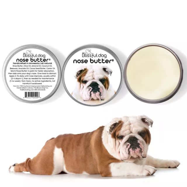 The Blissful Dog Bulldog Nose Butter® Treatment for Rough, Dry, Crusty Dog Noses 3