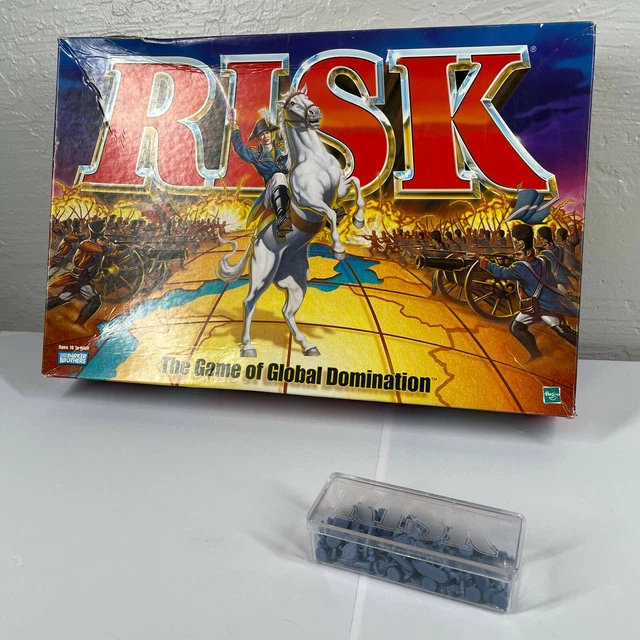 RISK Board Game of Global Domination Parker Brothers Strategy Parts Army Blue