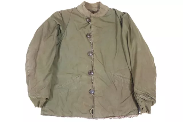 US WWII M-1943 Field Pile Jacket with Fur Liner M42 WW2 Parka Uniform