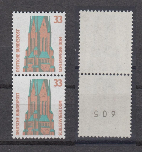 Bund 1399 RM mit ungerader Nummer senkrechtes Paar SWK 33 Pf postfrisch