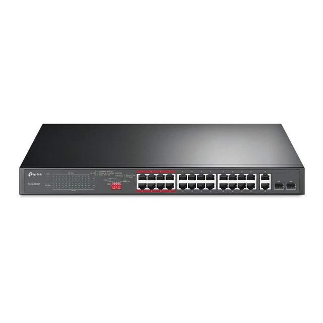 Tp Link 24 Port 10 100Mbps Plus 2 Poe Ports Gigabit Unmanaged Switch