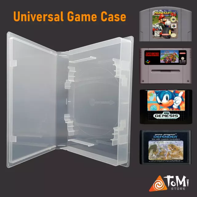 N64,SNES,SEGA Spiele Case für Nintendo Module Universal Leerhülle Ersatzhülle 2