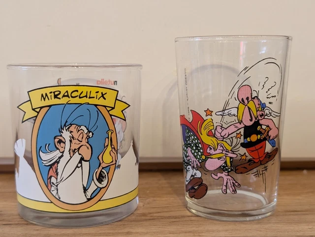 NUTELLA SAMMELGLAS MIRACULIX Asterix und Obelix 2001 Trinkglas EUR 1,00 ...