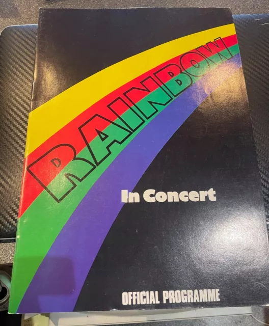 Rainbow "Rising" Uk Tour Programme Blackmore