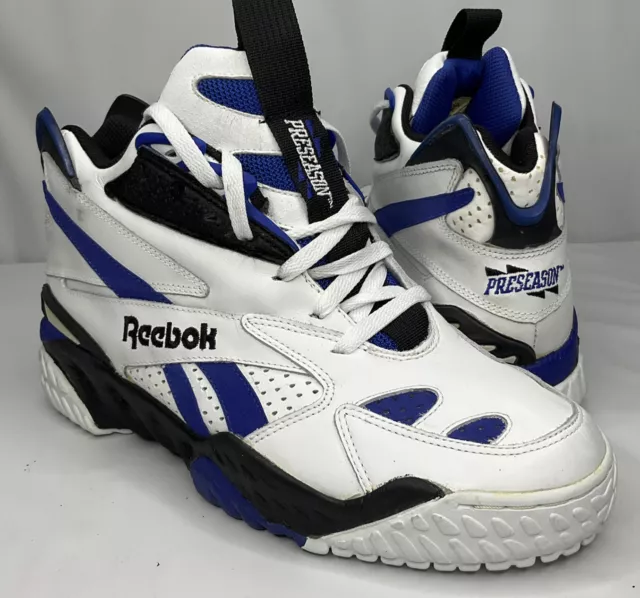 VINTAGE Reebok PRE-SEASON Sneakers Shoes RA306F.L.U  2-2072 RARE SIZE 10.5