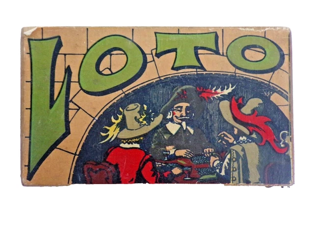 Pions Jeu Ancien 1920/30 – Dirigeable, Moto, Camion En Carton Gaufré Et Bois