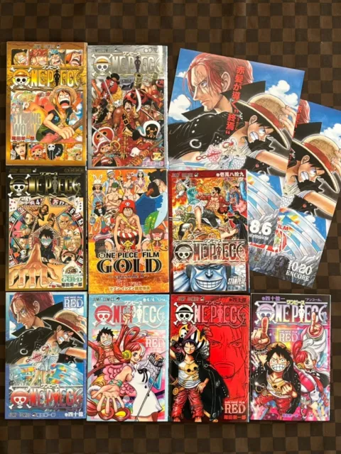 One Piece Film Vol.0, 7-11Ver.Gold, 777, 1000, 10089 Theater Limited Book  Movie