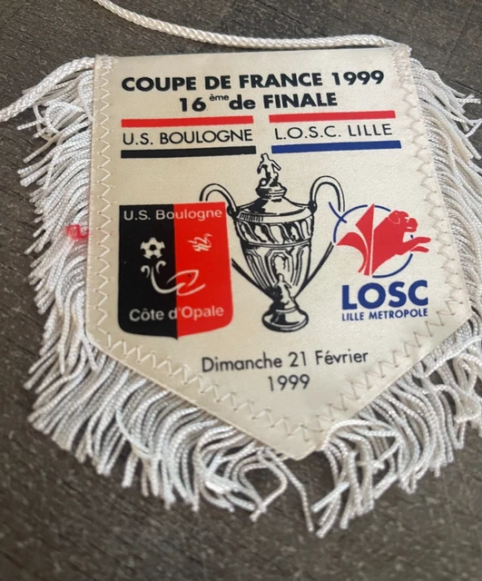 Fanion D’époque Finale Coupe De France 1944/45 – Racing Club Paris Vs Lille LOSC