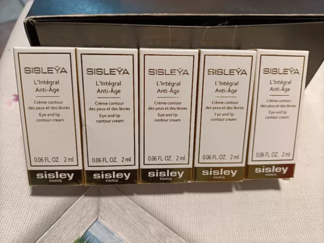 SISLEY Sisleya l'intégral anti âge crème contour des yeux et levres 5x2ml = 10ml