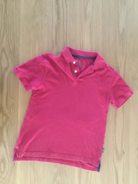 Boys - Gap - Polo T Shirt - Red - Cotton - Age 12/13yrs