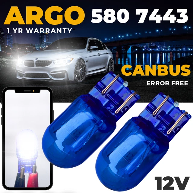 Lot De 10 Ampoules Phares W5W / T10 Au Xénon - 12V 5W Blanc Ultra Brillant - Effet Lumière Jour Pour Voiture