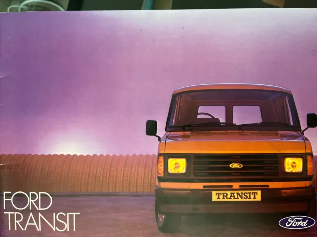 Brochure auto - 1984 Ford Transit - UK