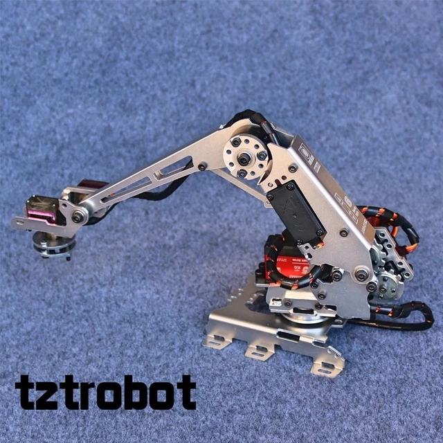 ARM-21N2 6DOF Robot Arm Kit+Suction Cups Unassembled without Servo (Frame Only)