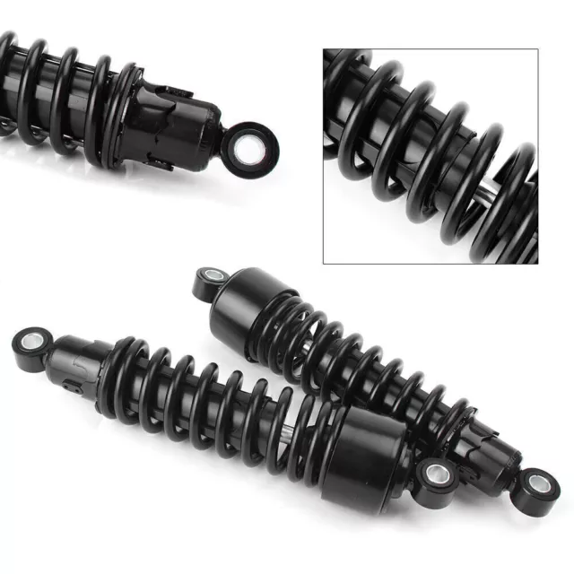 298mm Black Motorcycle Rear Air Shock Absorber Damper Fit Harley Dyna Sporter