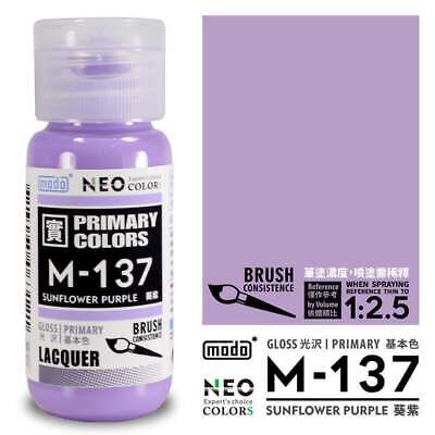 Modo NEO Colores Primarios Pintura Laca M-137 Girasol Púrpura (30ml) Herramienta de Hobby