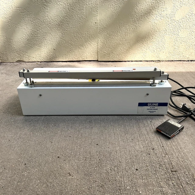 ULINE H1075 120V 10AMPS Vacuum 20" Bag Sealer Not Fully Tested As Is