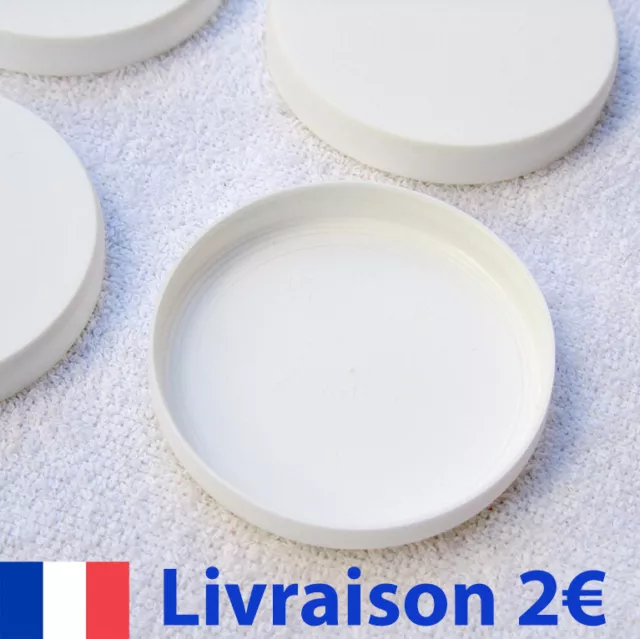 16 couvercles pour pots de yaourt en verre type La Laitière |C56