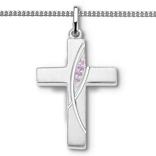 Kinder Baby Echt Silber Kreuz Anhänger Kommunion Konfirmation Firmung Taufe