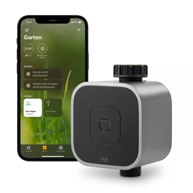 Eve Aqua – Smarte Bewässerungssteuerung per App oder Siri, Garten und Balkon ...