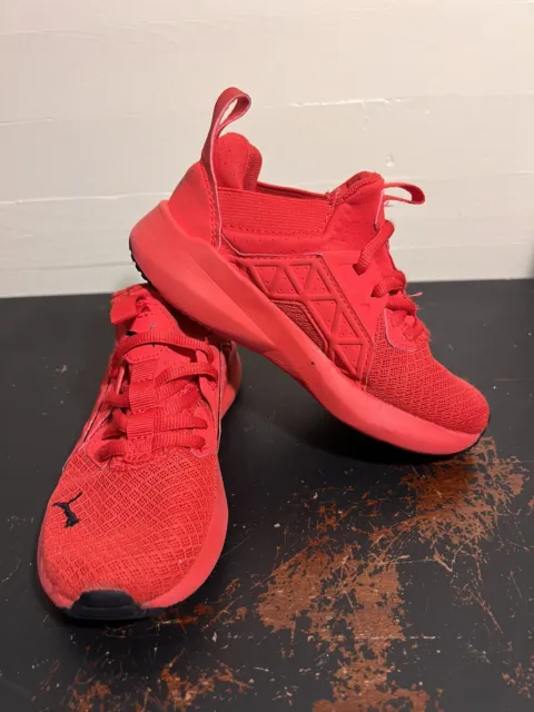 Puma Soft Enzo NXT PS Size 12.5c Red Kids Sneakers