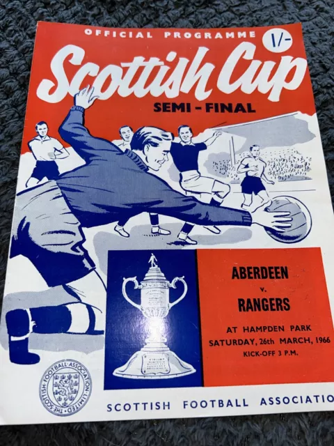 Aberdeen V Rangers Scottish Cup Semi Final 26th  Mar 1966