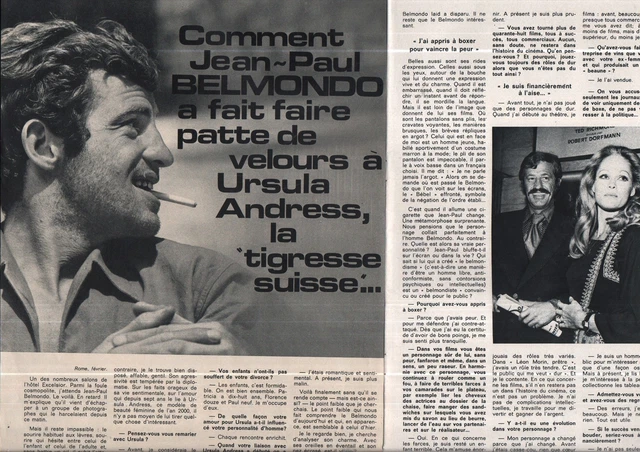 Photo De Presse Cinéma – Jean-Paul Belmondo & Ursula Andress – Soleil Rouge – J261