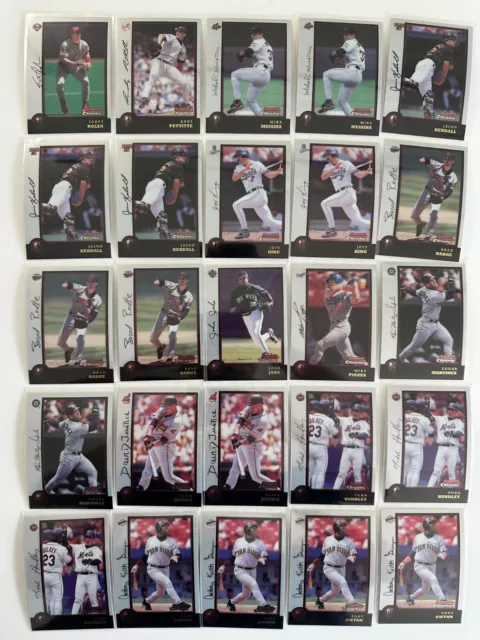 1998 Bowman Chrome Baseball Lot Of 235, Includes Base & International All Listed 2