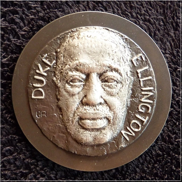 Medaille Bronze Duke Ellington 333Gr 86Mm