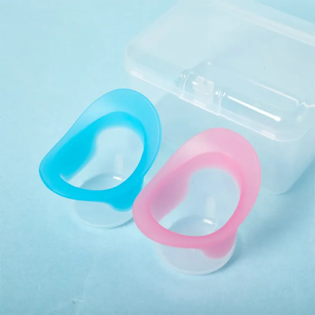 2 pz tazza per lavaggio occhi in silicone regolabile tazza per lavaggio occhi morbida con scatola