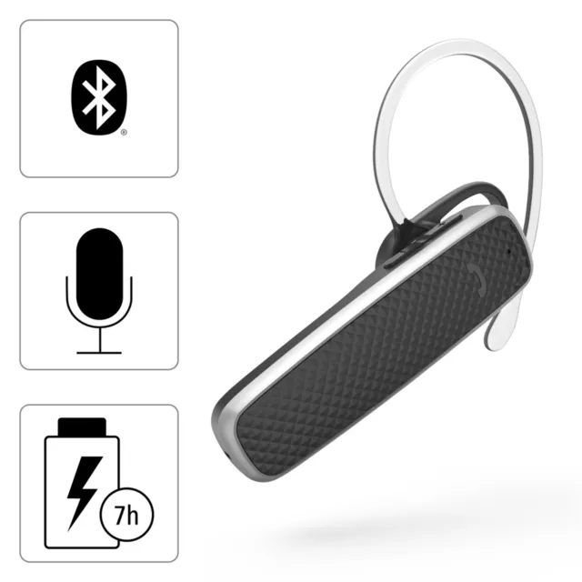 Hama Mono Bluetooth Headset MyVoice 700 kabellos Wireless Voice Control Einohr