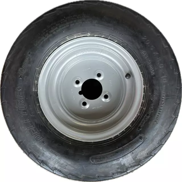 20.5 8.0 10 77M 4PR trailer wheel and tyre 4 Stud 4" PCD 67mm Centre