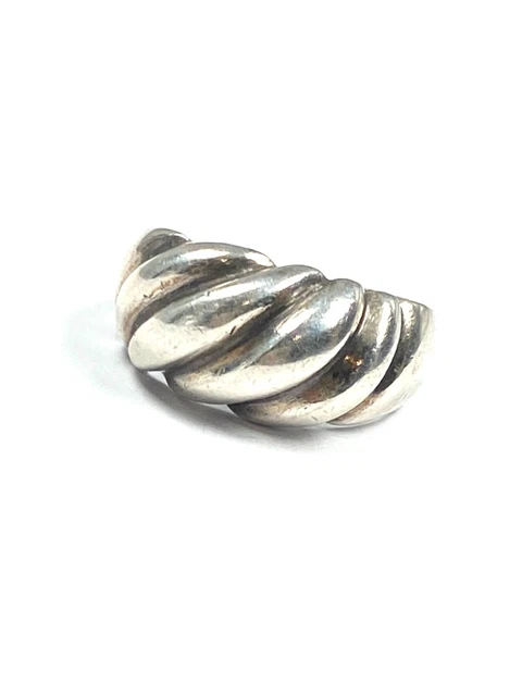 Genuine Silver 925 Wave Style Ring PH2915