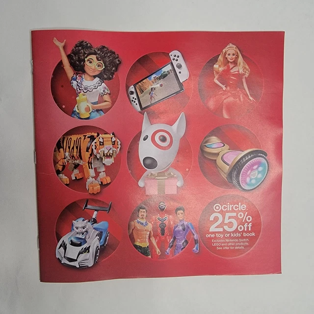 TARGET TOY BOOK 2022 Holiday Christmas Toys Catalog Toy Guide 75 Pages
