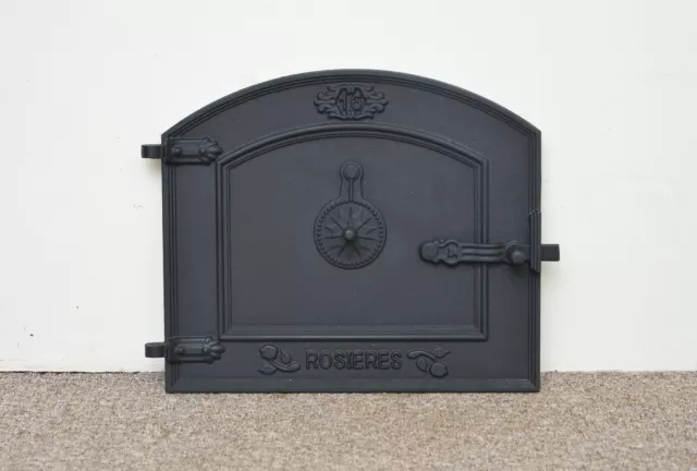 44 x 37.5 cm cast iron fire door clay bread oven doors pizza