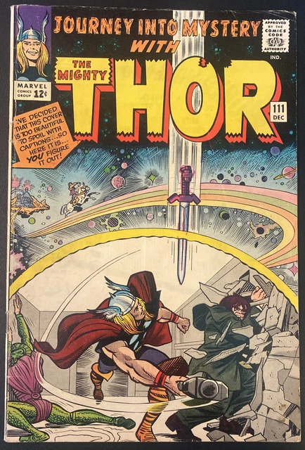 Journey Into Mystery #111 Marvel Comic Book Lot Stan Lee Jack Kirby Mighty Thor