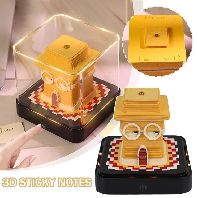 3D PANORAMIC PAPER Carving Calendar 2025 Memo Paper Creative Gifts ш