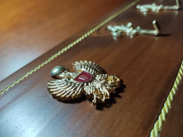 Porta calendario POLIZIA DI STATO PortaCalendari AQUILA Metallo QUESTURA Legno