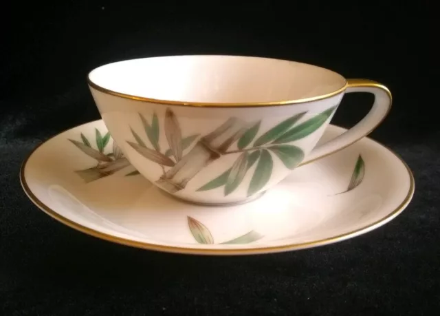 Vintage 1950 - 1964 Noritake Canton Bamboo Pattern Cup(s) And Saucer(s) Mint