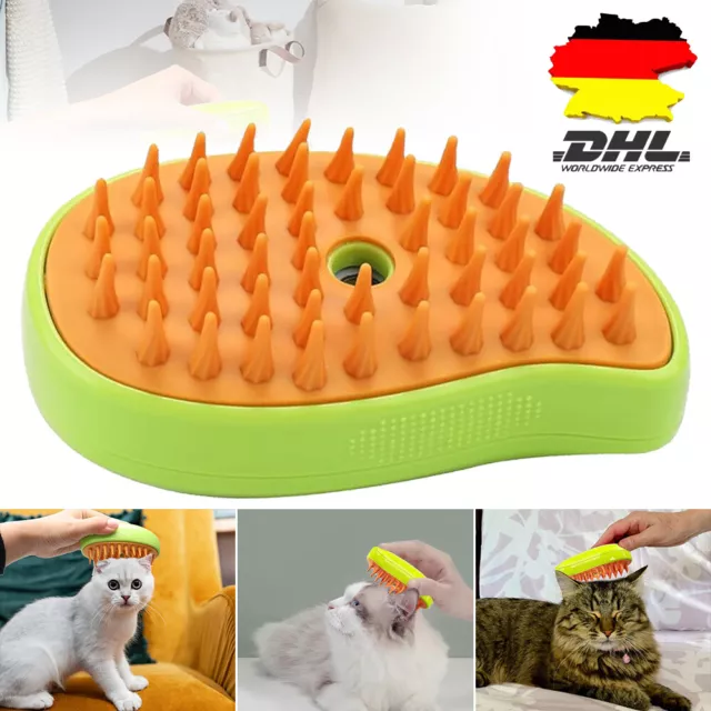 Katzen-Dampfbürste, dampfende Katzenbürste dampfende KatzenHaarentfernungs-Kamm