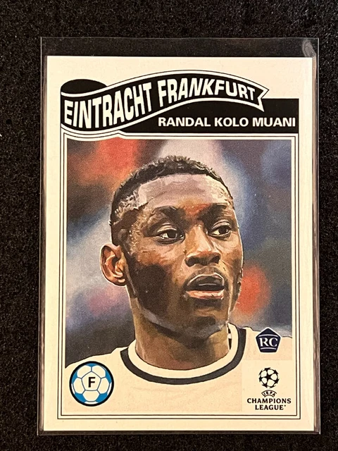 2023 Topps Living Set #511 - Randal Kolo Muani Eintracht Frankfurt UEFA