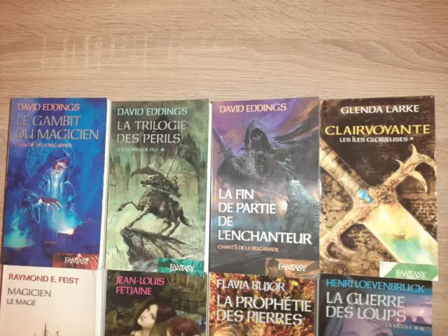 Lot 12 livres série Fantasy dont Hobb Loevenbruck Jordan McKenzie etc 2