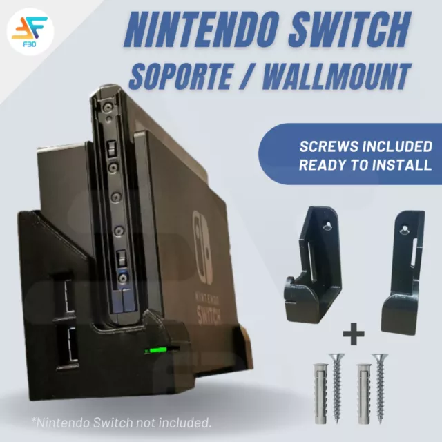 Soporte Base Mount De Pared Para Nintendo Switch Dock Anclaje Montaje Muebles