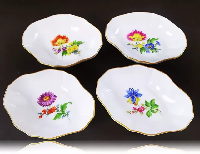 Meissen Konfekt Schalen, Schälchen, Schale, 4-teiliges Set, 1.Wahl