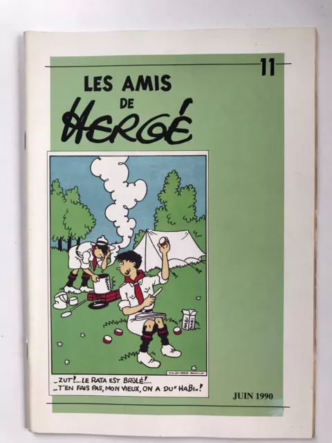 Revue LES AMIS DE HERGÉ - n° 11 juin 1990 + le courrier joint - TBE